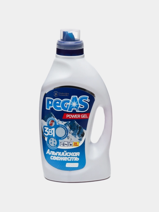 Yuvish uchun gellar to'plami Pegas Gel, 117 marta yuvish uchun, 5.85 litr