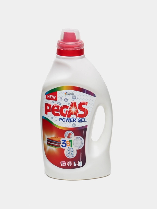 Yuvish uchun gellar to'plami Pegas Gel, 117 marta yuvish uchun, 5.85 litr
