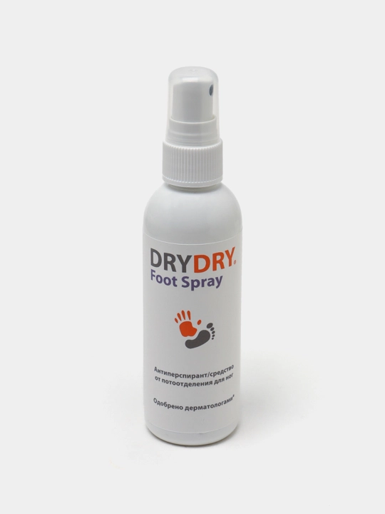 Дезодорант антиперспирант Drydry Foot Spray, средство для ног от потоотделения, 100 мл
