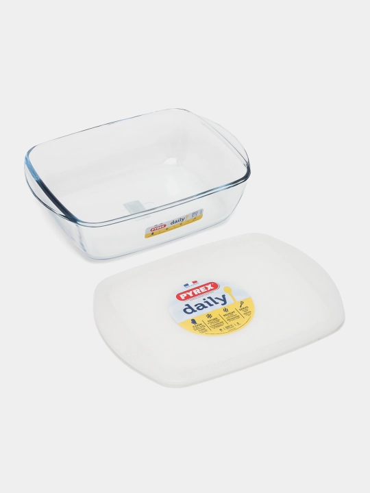 Стеклянная форма для запекания в духовке с крышкой PYREX, 2,5 л