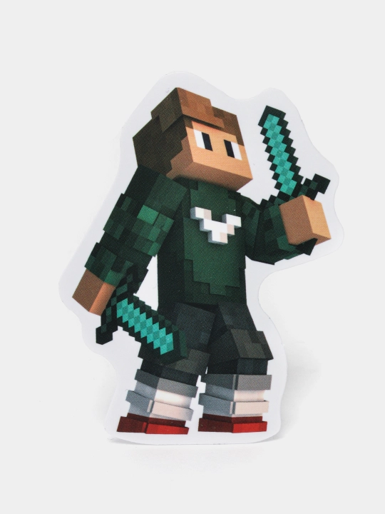 Наклейки Minecraft , 10 случайных