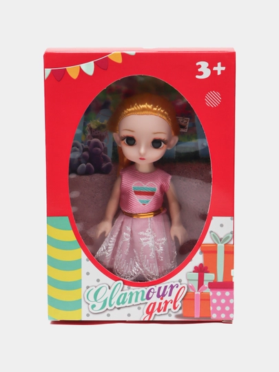Кукла модель, игрушка для девочек — TOYMAG-KUKLKOR-РОЗОВ