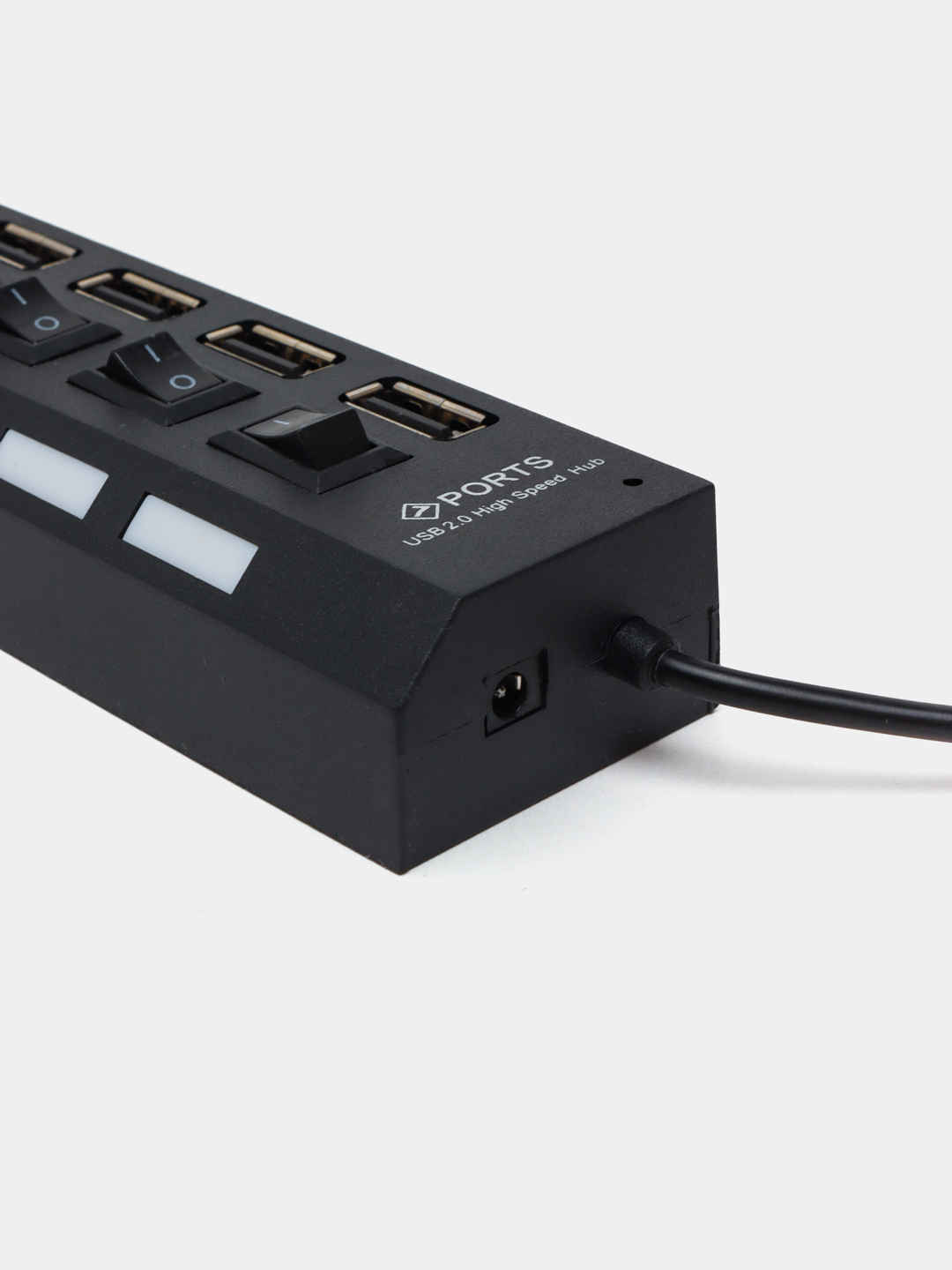 Разветвитель USB HUB белого и черного цветов, 4 и 7 портов купить по ...