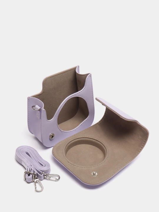 Tasma bilan charm g'ilof, keys Instax mini 12, mini 11, mini 7+/SE uchun