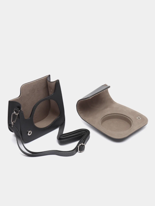 Tasma bilan charm g'ilof, keys Instax mini 12, mini 11, mini 7+/SE uchun
