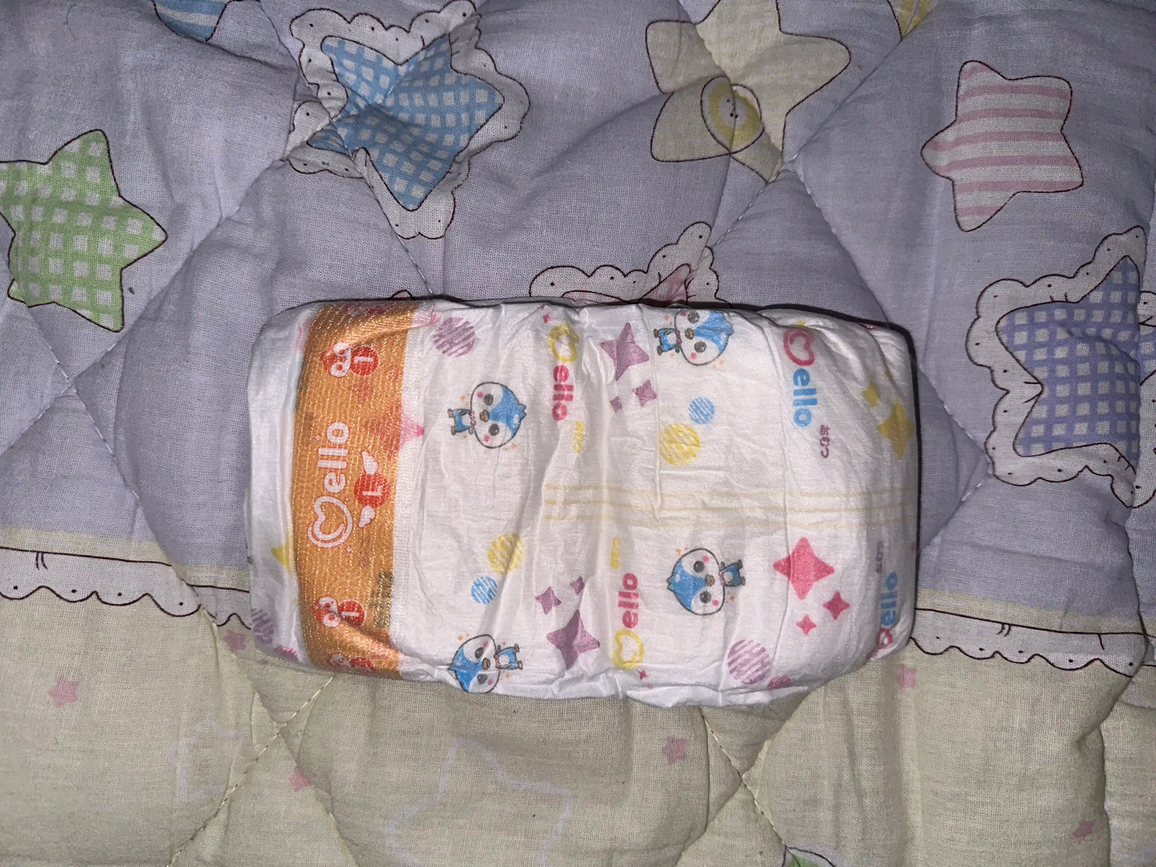 Yangi tug'ilgan chaqaloqlar uchun tagliklar Mello, L 9-14 kg, 54 dona