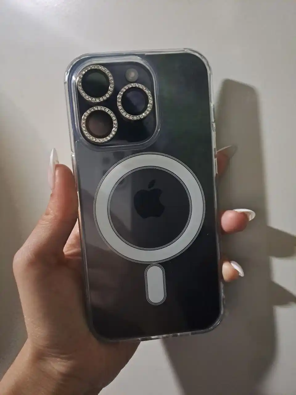 Защитные стекла, со стразами, для камеры iPhone 12, 13, 14 Plus Pro Max, 3 шт