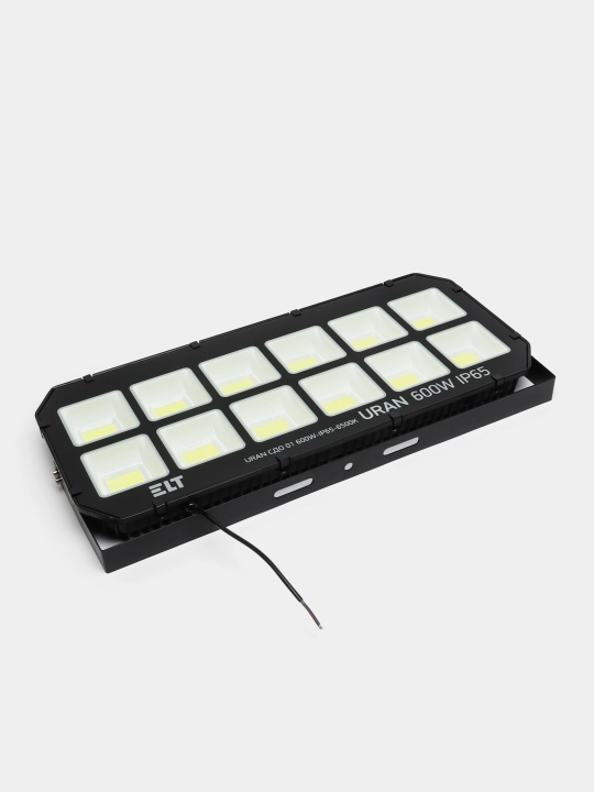 LED proyektor URAN SDO 01 600W-IP65-6500K, qora ELT
