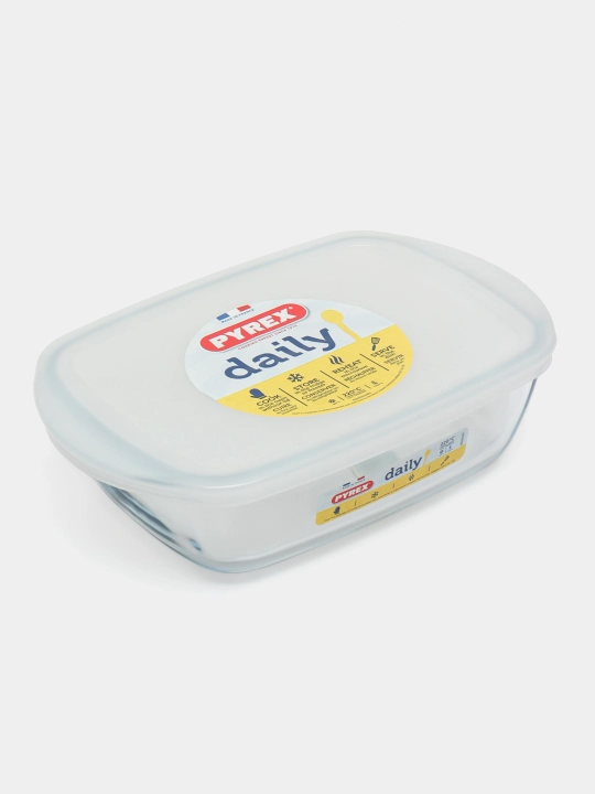 Pech va pishirish uchun issiqqa chidamli shisha idish PYREX, 1.1 litr