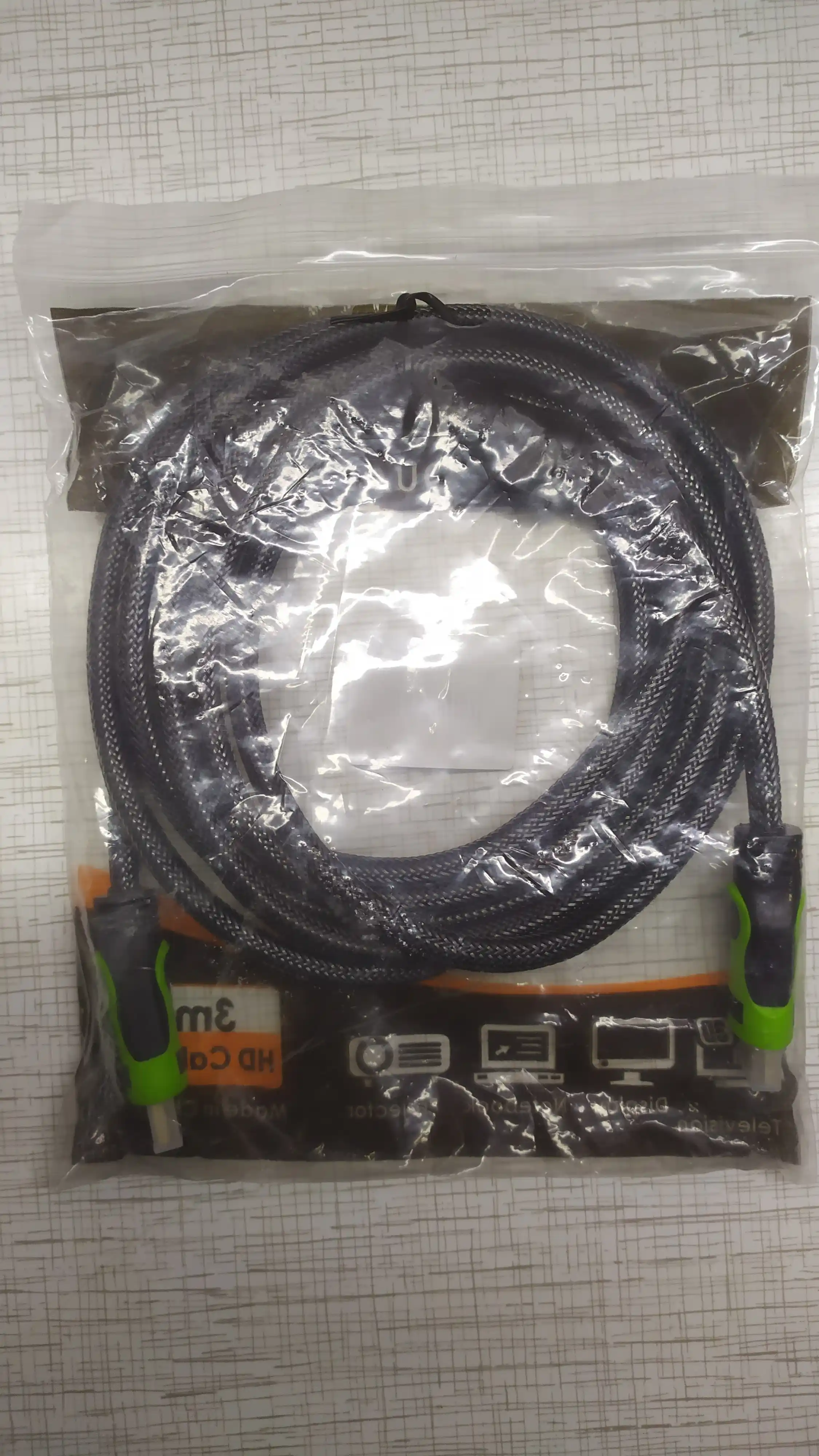Кабель HDMI, 1.5 м, 3 м, 5 м, 10 м, с фильтром для телевизора и монитора