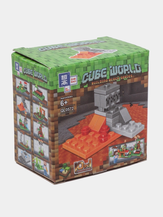 Конструктор Лего My world совместим с Lego Minecraft, Cube world