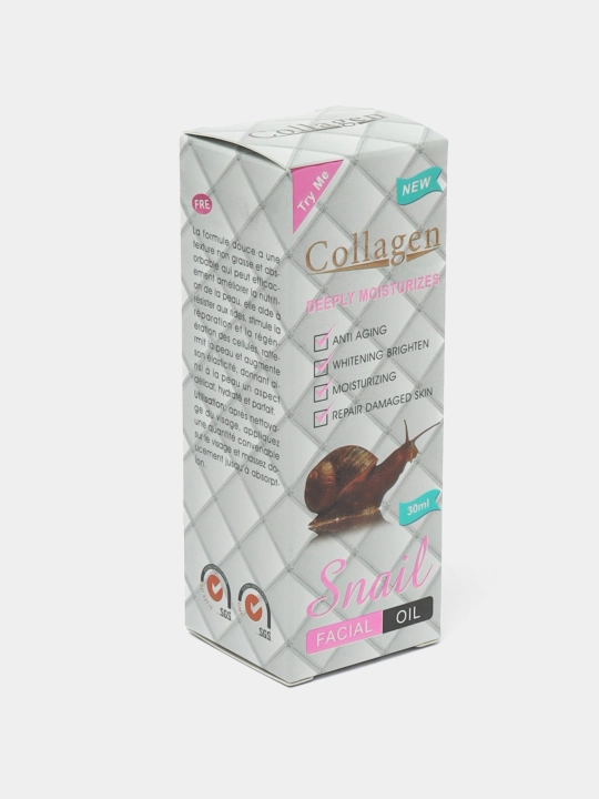 Collagen baza makiyaj uchun, bo'yanish asosi, qarishga qarshi vosita, Collagen Snail, 30 g