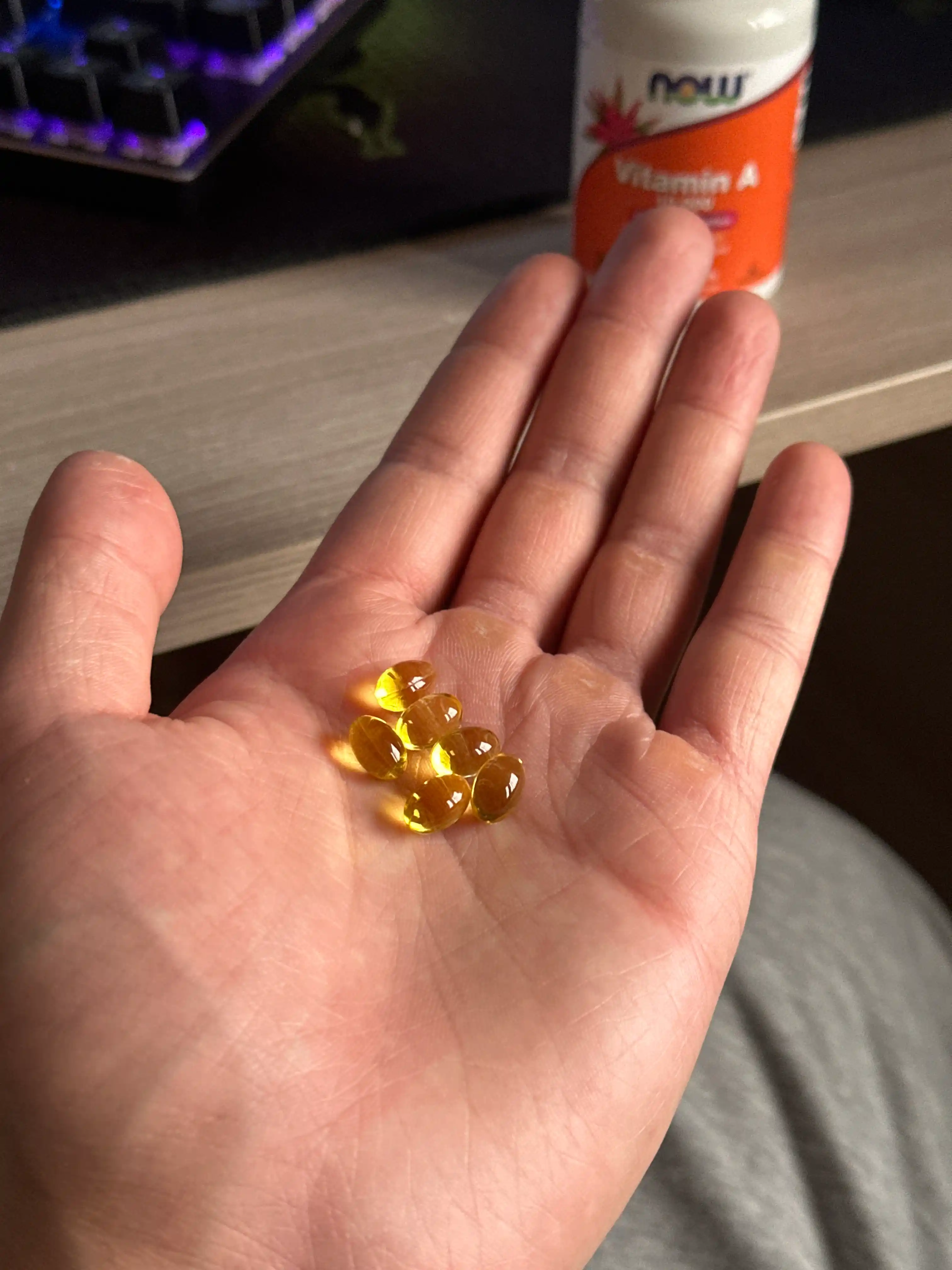 NOW Foods, A vitamini, 10000 IU, 100 yumshoq tabletka