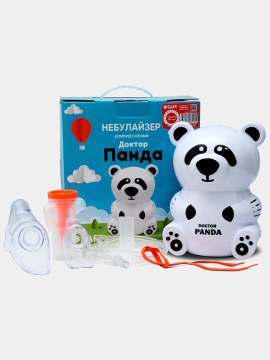 Ingalyator-nebulayzer kattasi, barcha yoshdagilar uchun, "Doktor Panda" SSSAFE, AXD-307 - 