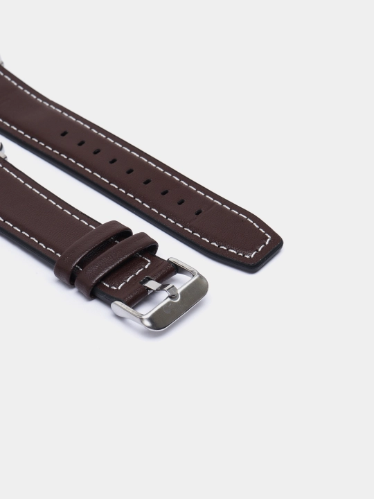 Charm tasma I Watch 3/4/5/6/7/8/SE/Ultra uchun, silikon qoplamali, 42/44/45/49 mm
