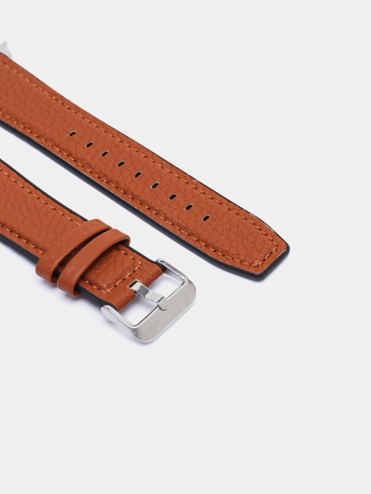 Charm tasma I Watch 3/4/5/6/7/8/SE/Ultra uchun, silikon qoplamali, 42/44/45/49 mm