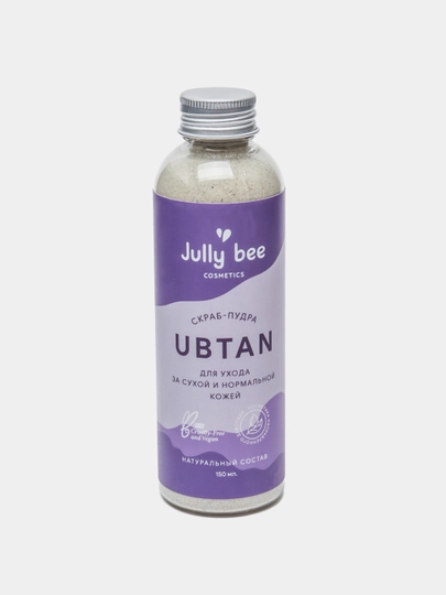 Скраб-пудра для умывания Jully Bee Ubtan, для сухой и нормальной кожи лица, 150 мл - 