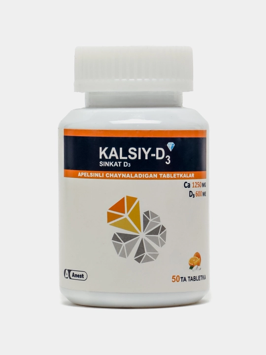 Kaltsiy D3 Anestpharma, 50 dona
