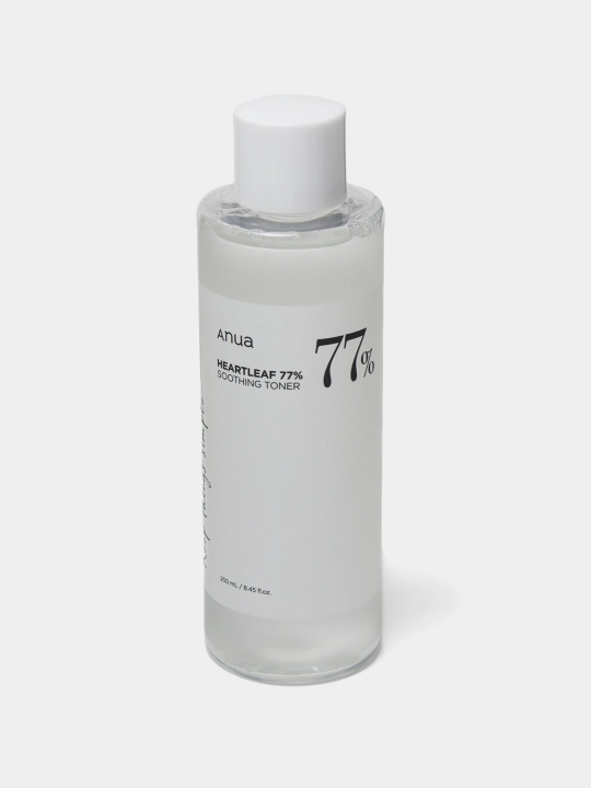 Tinchlantiruvchi harakat bilan tonik Anua Heartleaf 77% Soothing Toner, 250 ml