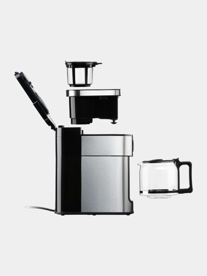 Капельная кофеварка со встроенной кофемолкой Ardesto YCM-D1200, 1200 мл, 1050 Вт