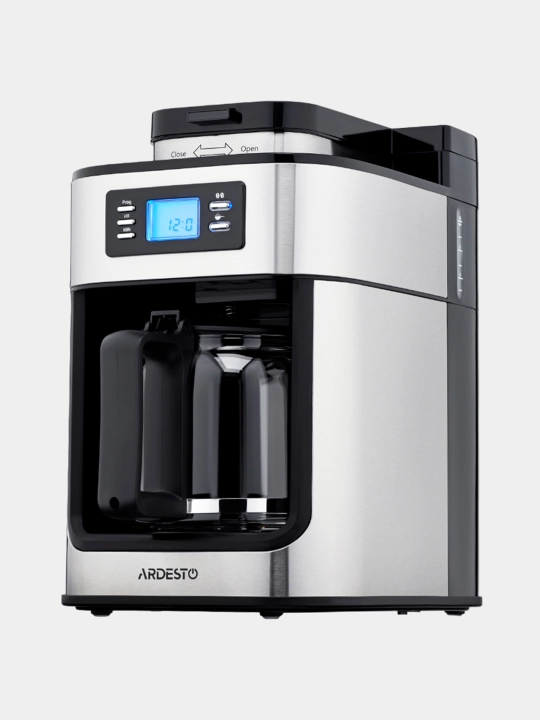 Капельная кофеварка со встроенной кофемолкой Ardesto YCM-D1200, 1200 мл, 1050 Вт