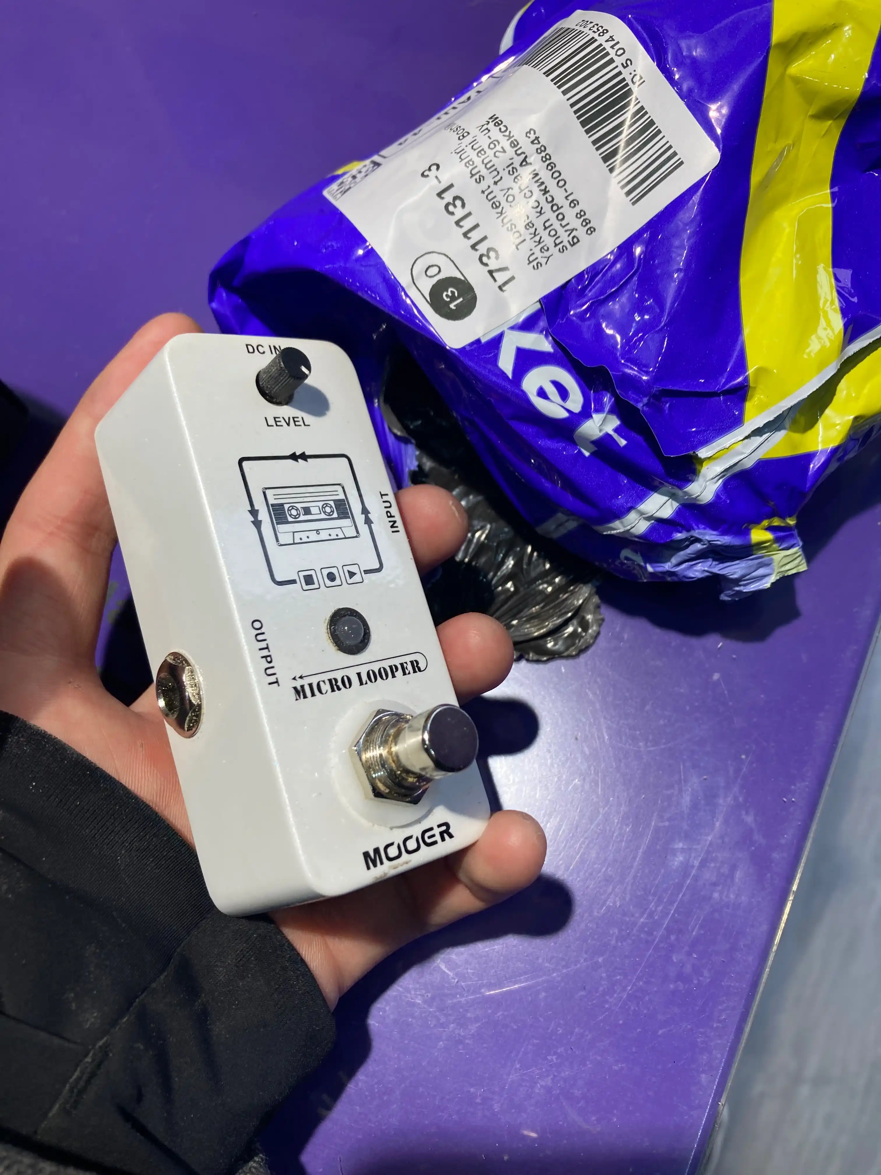 Gitara uchun pedal MOOER Micro Looper