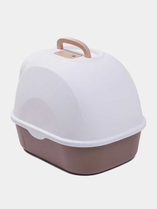 Туалет с отсеком для хранения и лотком для кошек, 53×41×41 см (MSP009T)