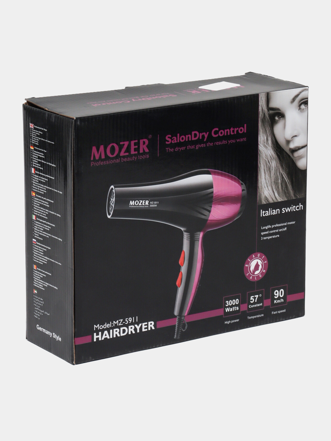 Профессиональный фен для волос Mozer MZ-5911 купить по низким ценам в ...