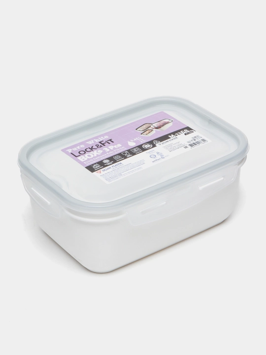 Контейнер для еды и продуктов, в наборе 3 шт