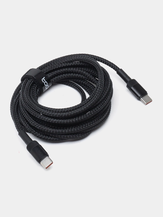Super USB zaryadlash kabeli, tez zaryadlash uchun-A dan Type-C Toocki PD 3A gacha, 2m, 3m