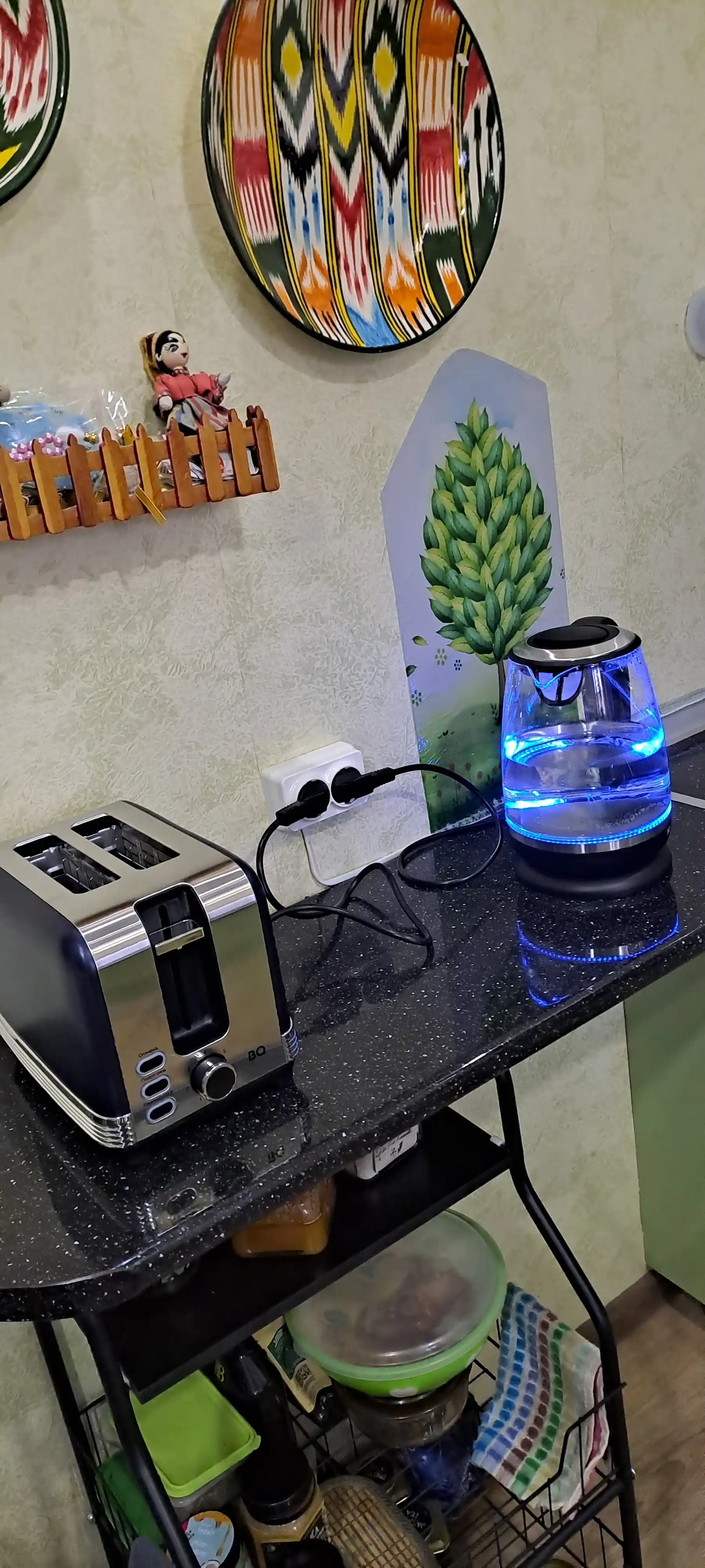 Тостер BQ T1000,с подогревом и разморозкой, для бутербродов и сэндвичей, мощность, 1000 Вт