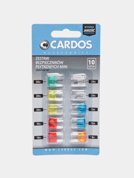 Предохранители мини набор из 10 шт, K2 CARDOS