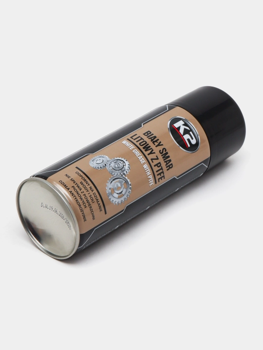 Teflon bilan moylash K2 WHITE GREASE PTFE, 400 ml