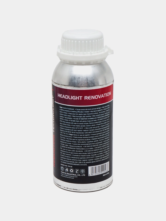 Жидкость для регенерации пластиковых фар TONYIN HEADLIGHT RENOVATION LIQUID, 600 мл