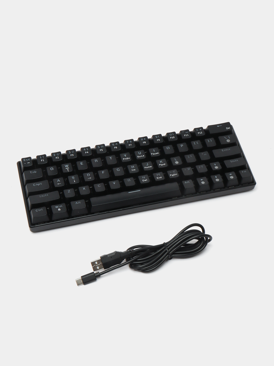 Игровая механическая клавиатура Zifriend, RGB подсветкой, с 98 клавиши ...