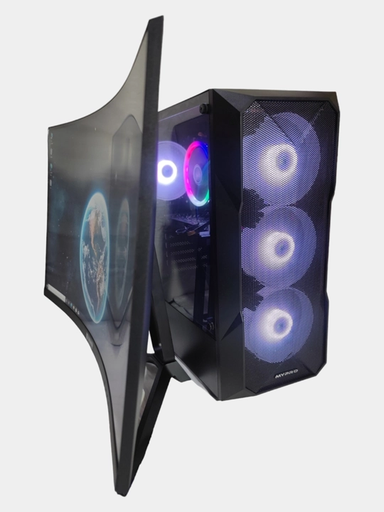 Tizimli blok "MyPRO", monitor 240hz, Intel Core i3 - 12100f / 16 GB DDR4 / Rx580 - 8 Gb video karta