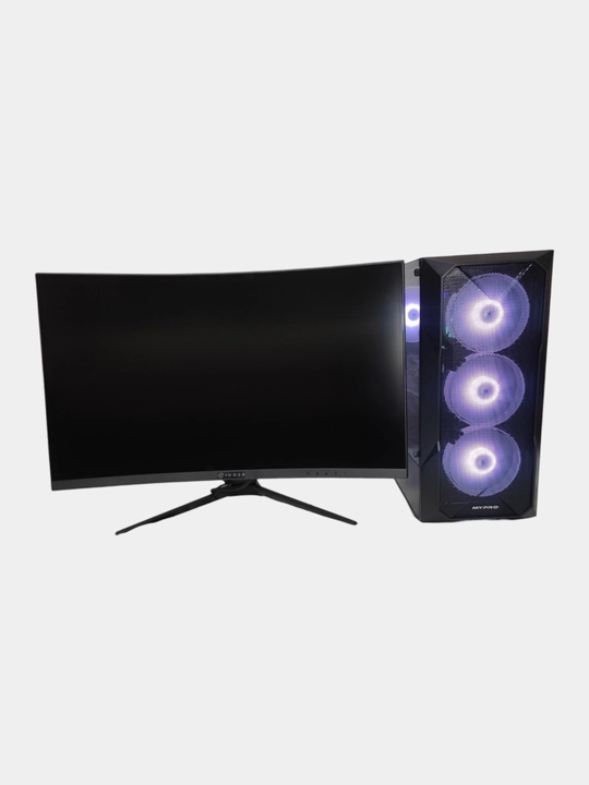 Tizimli blok "MyPRO", monitor 240hz, Intel Core i3 - 12100f / 16 GB DDR4 / Rx580 - 8 Gb video karta