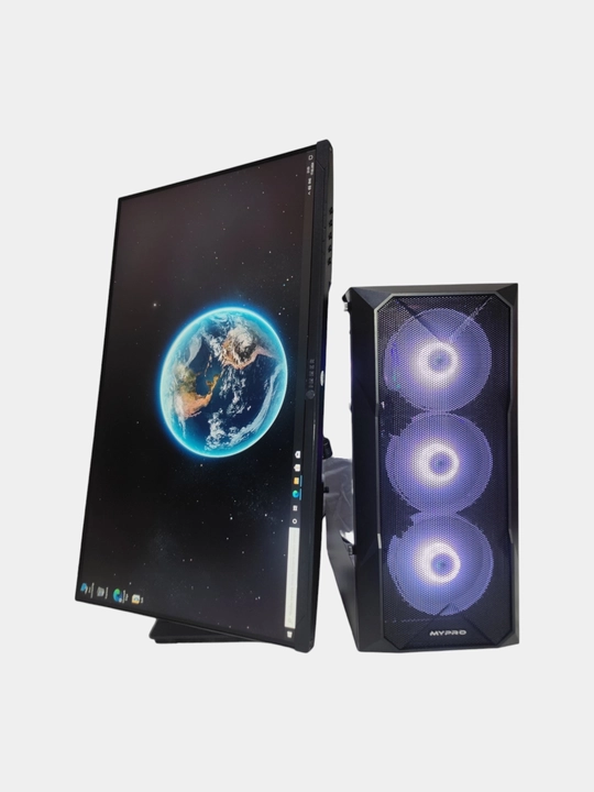 Tizimli blok "MyPRO", monitor 240hz, Intel Core i3 - 12100f / 16 GB DDR4 / Rx580 - 8 Gb video karta
