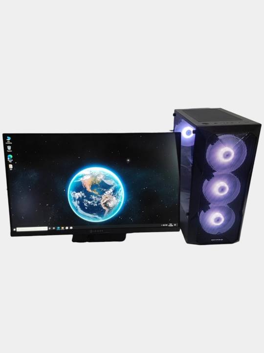 Tizimli blok "MyPRO", monitor 240hz, Intel Core i3 - 12100f / 16 GB DDR4 / Rx580 - 8 Gb video karta