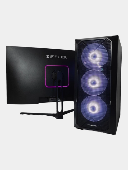 Tizimli blok "MyPRO", monitor 240hz, Intel Core i3 - 12100f / 16 GB DDR4 / Rx580 - 8 Gb video karta