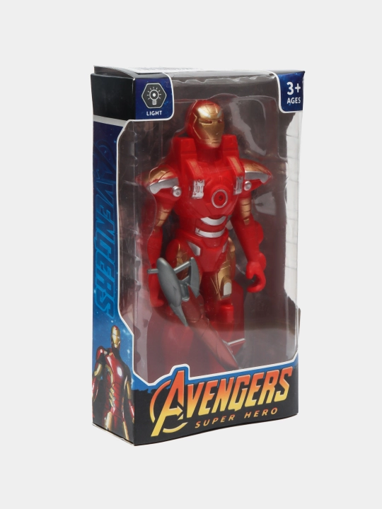 Игрушка супергероев Мстители: Kapitan Amerika, Thanos, Spiderman, Hulk, Iron Man