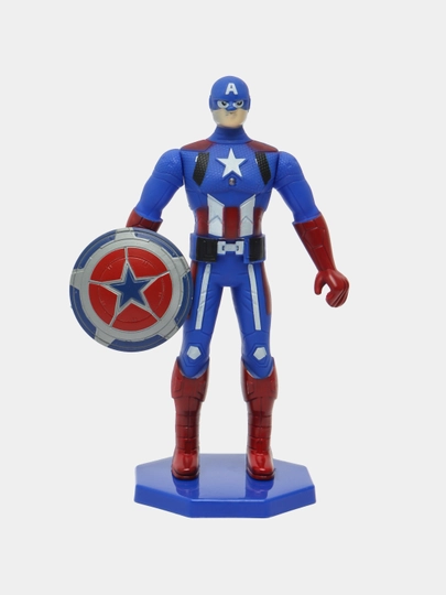 Игрушка супергероев Мстители: Kapitan Amerika, Thanos, Spiderman, Hulk, Iron Man — SHOPUZK-MARVEL-ЛАЗУР