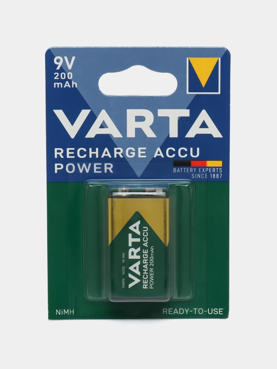 Zaryadlanuvchi batareya ACCU Power 9V 200 mAh 1 * BL