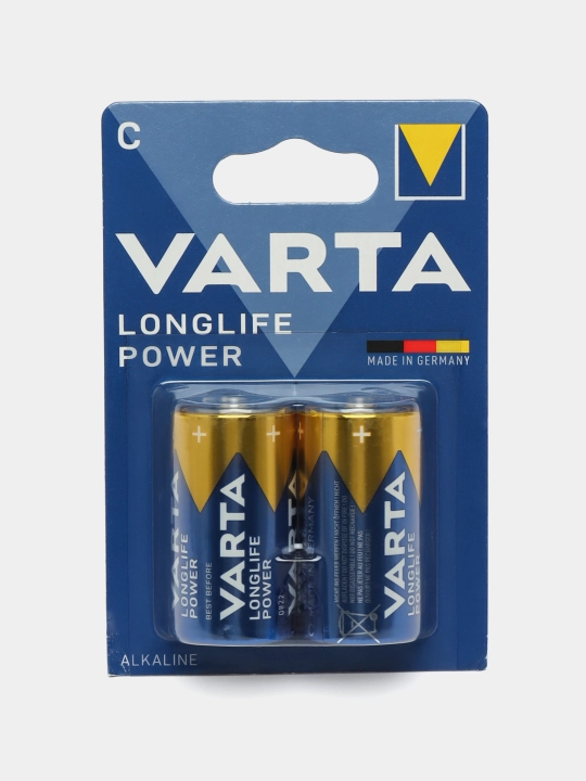Батарейки VARTA C (LR14, бочонок) — Longlife, Max Power, Energy: плиты, фонари
