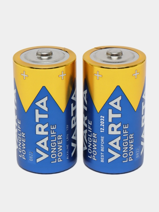 Батарейки VARTA C (LR14, бочонок) — Longlife, Max Power, Energy: плиты, фонари