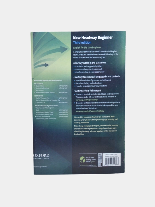 Headway — Beginner, Elementary, Pre-Intermediate, Intermediate, 4–5-nashrlar
