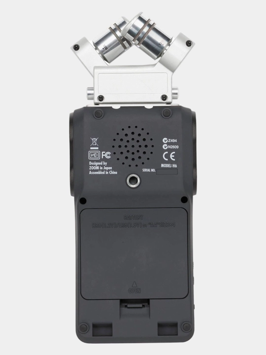 Universal portativ yozuvchisi Zoom H6 Black Finish  