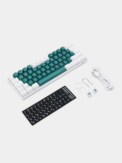 Игровая механическая клавиатура T60 — PCUZ-T60KLAV-БИРЮЗ
