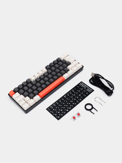 Игровая механическая клавиатура T60 — PCUZ-T60KLAV-ХРОМ