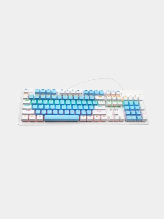 O'yin mexanik klaviaturasi BIOJJE 104 tugmalari RGB yoritilgan